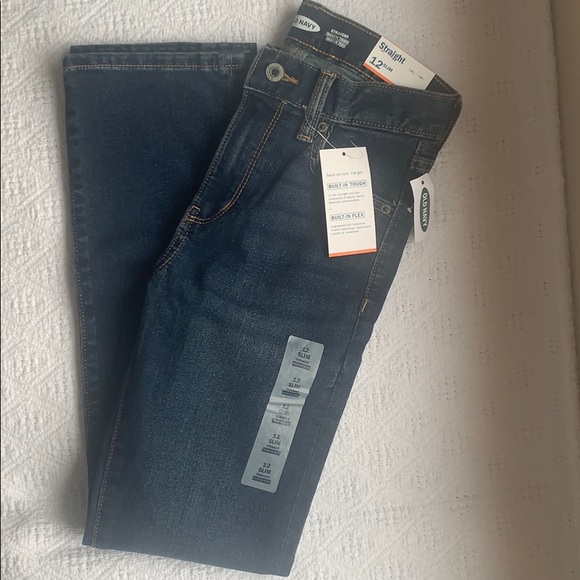 Old Navy Boys 12 Slim Straight Jeans (3 pair) - Picture 13 of 13